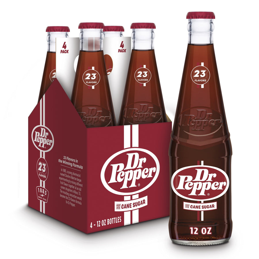 Dr Pepper Real Sugar Soda - Classic Flavor