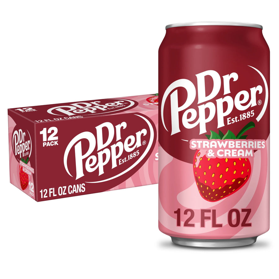 Dr Pepper Strawberries & Cream Soda - Easy Pour