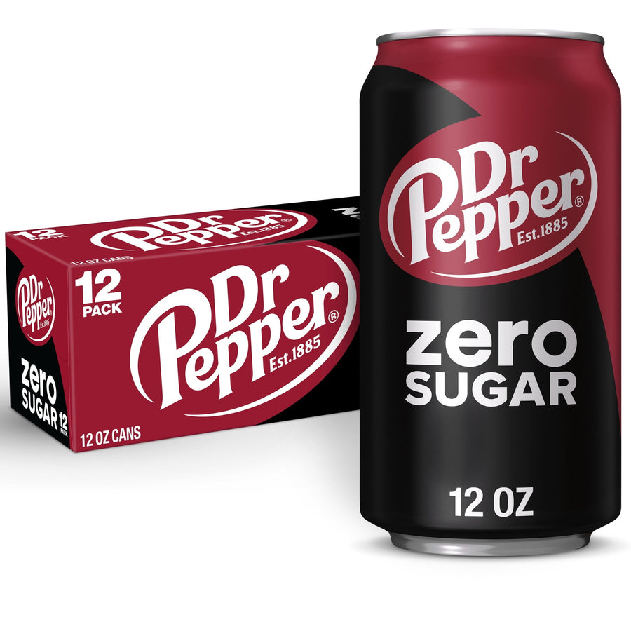 Dr Pepper Zero Sugar Soda - Classic Sip